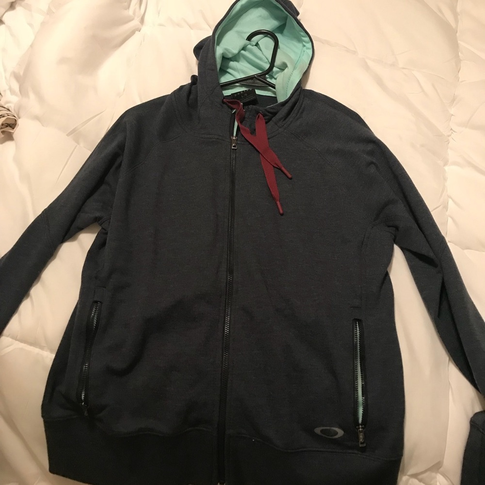 Oakley zip up hoodie